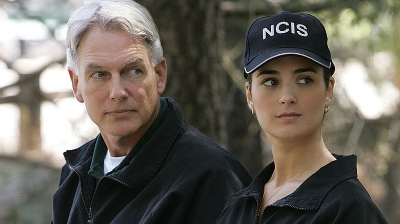 Ziva David and Gibbs in NCIS gear