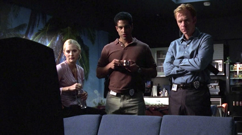 CSI: Miami David Caruso, Emily Proctor watch TV