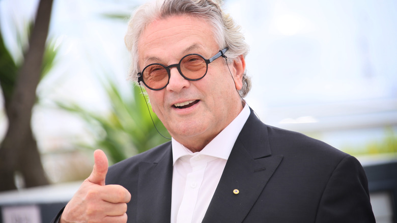 George Miller giving a thumbs up