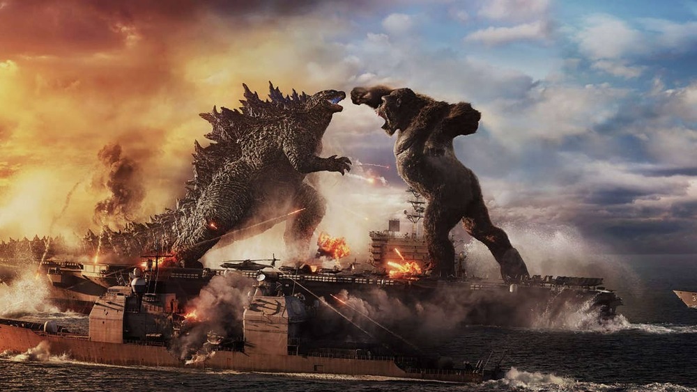 Godzilla fights King Kong