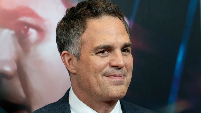 Mark Ruffalo smirking