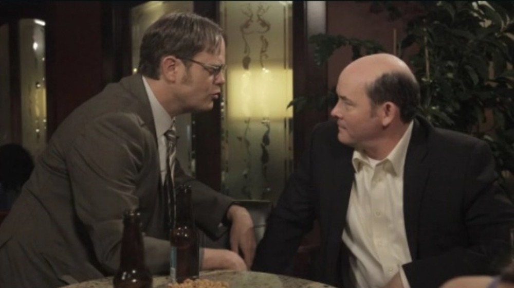 Dwight Schrute and Todd Packer