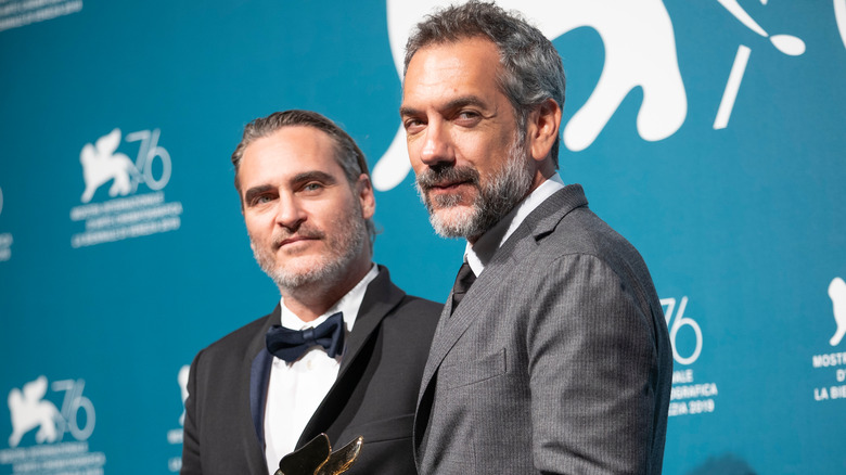 Phillips and Joaquin Phoenix, promoting Joker