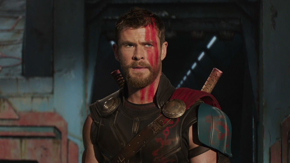 Thor preparing for battle