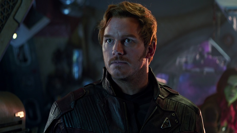 Star-Lord staring 