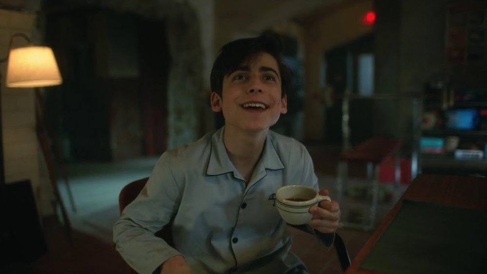 Aidan Gallagher as Number 5 on The Umbrella Academy