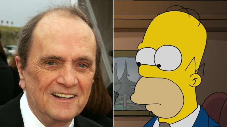 Bob Newhart and Homer Simpson