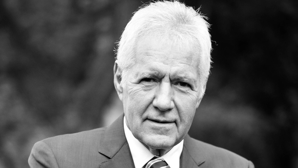 Alex Trebek monochrome