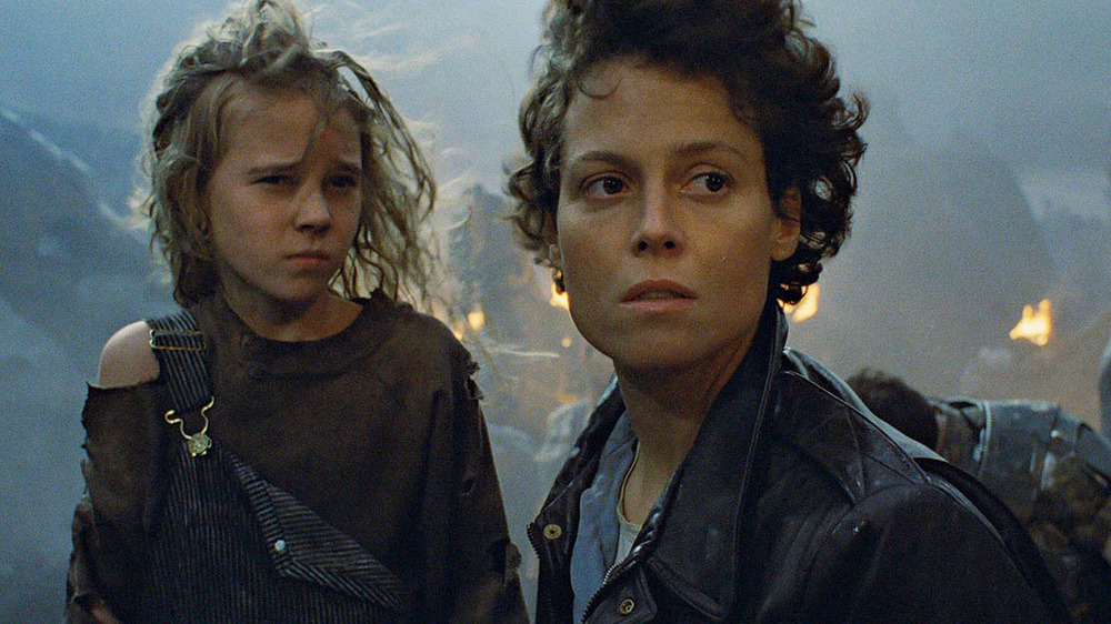 Ripley and Newt in Aliens