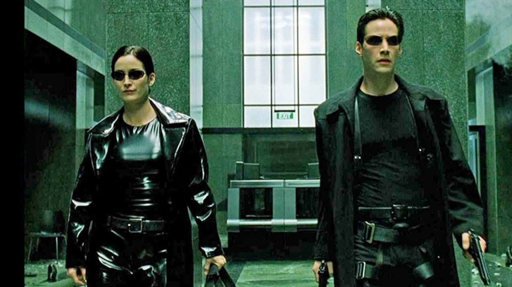 Trinity and Neo on a mission to rescue Morpheus