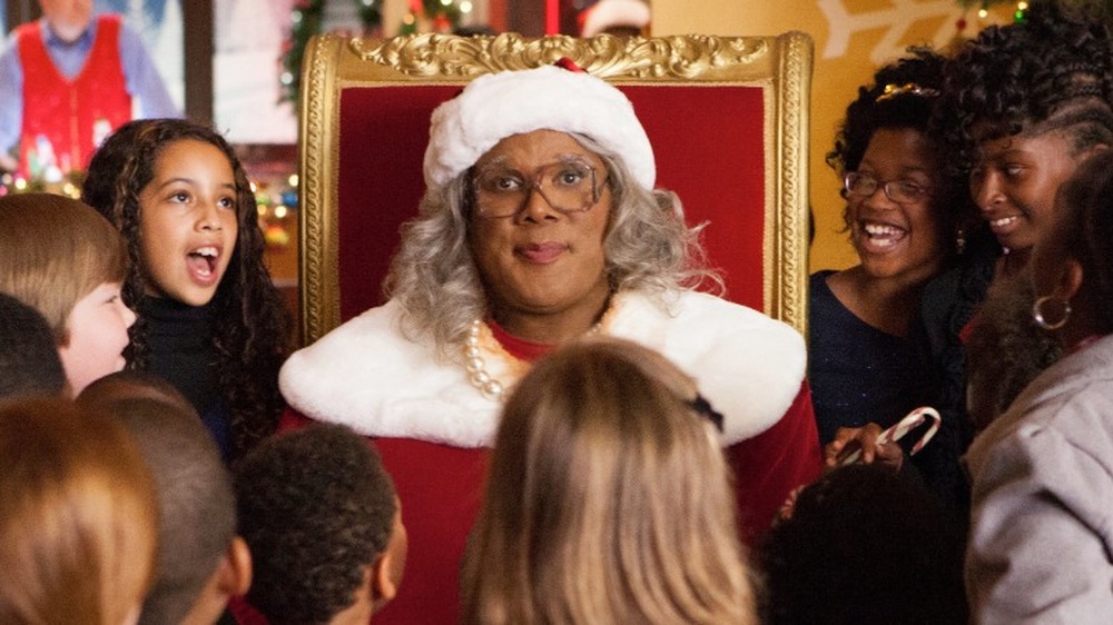 Madea dressed as Santa