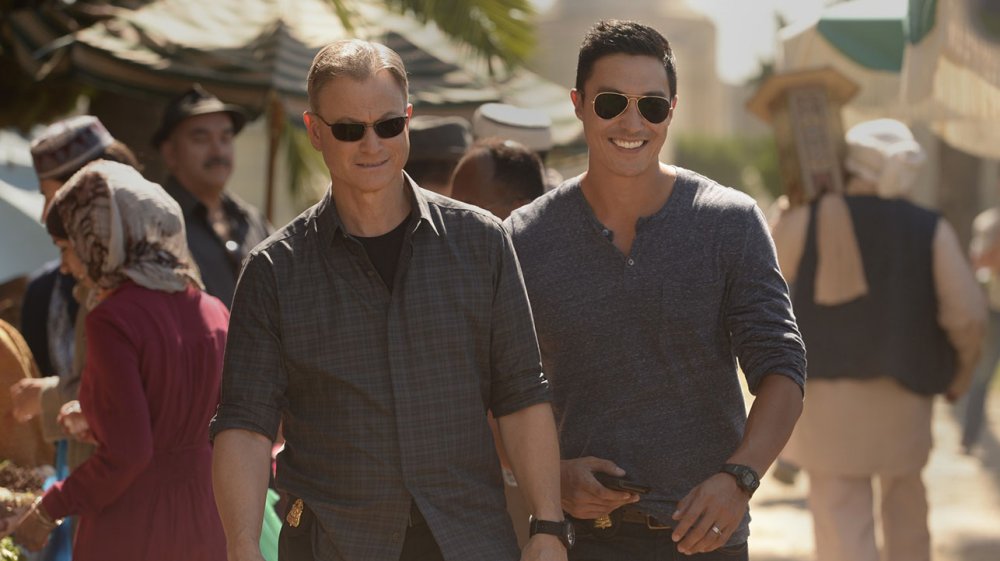 Gary Sinise and Daniel Henney in Criminal Minds: Beyond Borders