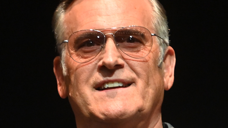 Bruce Campbell talking