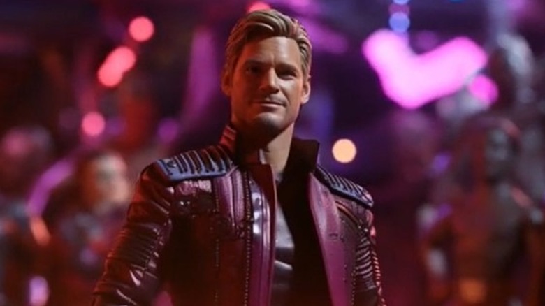 A Star-Lord Barbie doll generated by AI