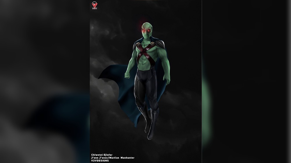 Fan art of Chiwetel Ejiofor as Martian Manhunter