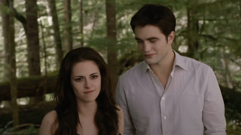 Bella and Edward walking in "The Twilight Saga: Breaking Dawn - Part 2"