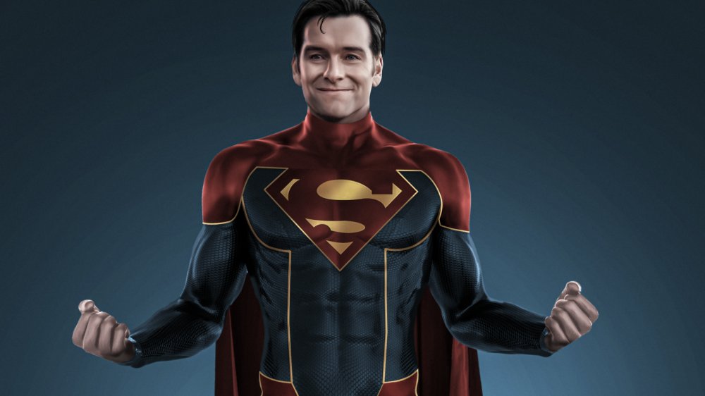 Subi Özil's art of Homelander actor Antony Starr in Superman's costume