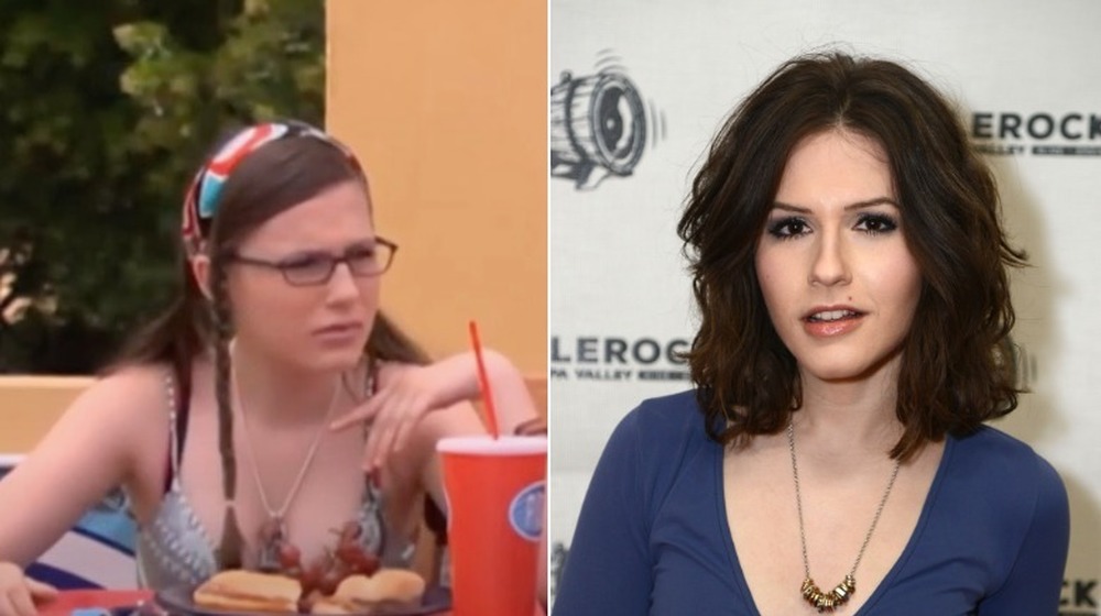 Erin Sanders then and now