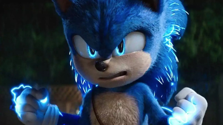 Sonic charging his energy