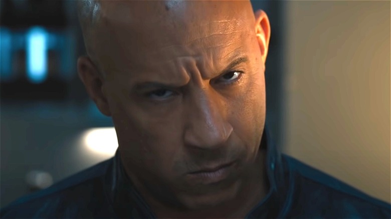 Vin Diesel Dominic Toretto scowling