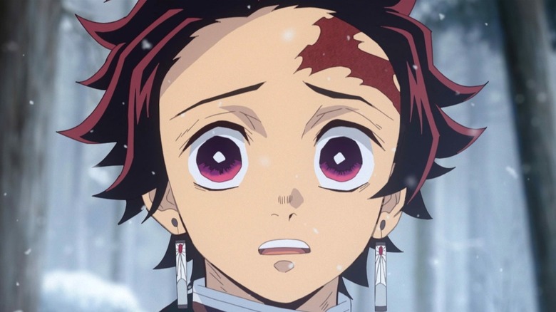 Tanjiro in disbelief