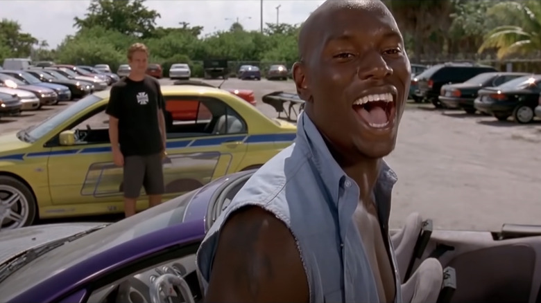 Tyrese Gibson and Paul Walker in 2 Fast 2 Furious 