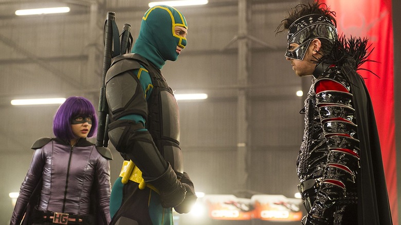 Kick-Ass with Hit-Girl and Chris D'Amico