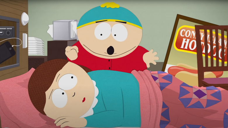 Cartman sings to his mother