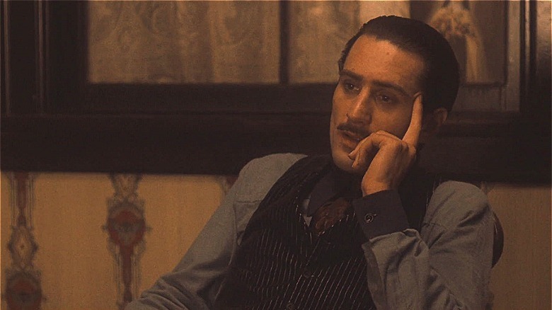 Young Vito Corleone concerned