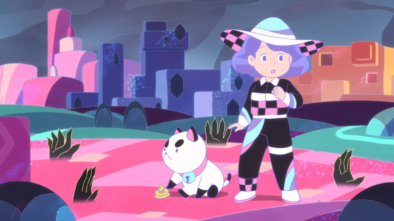 Bee and Puppycat are startled