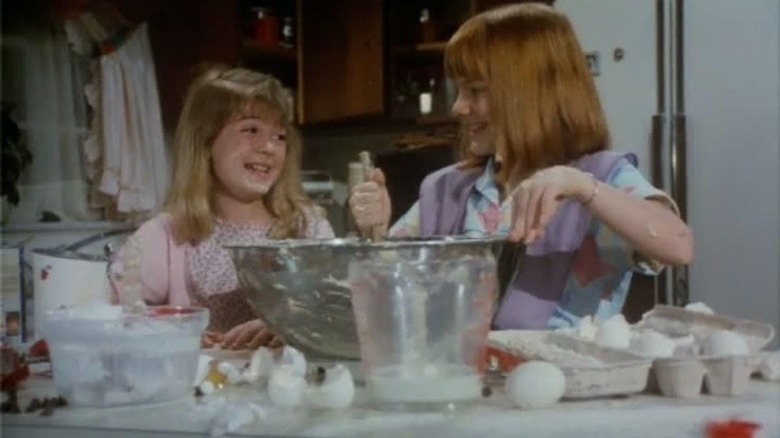 Mary Grand and Nikki Ferris baking