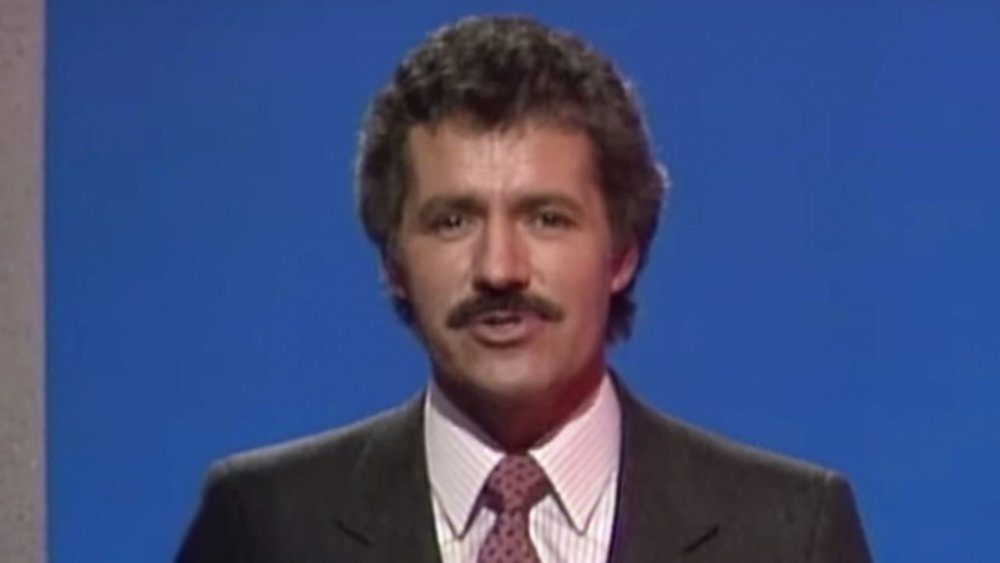 Alex Trebek hosting Jeopardy!