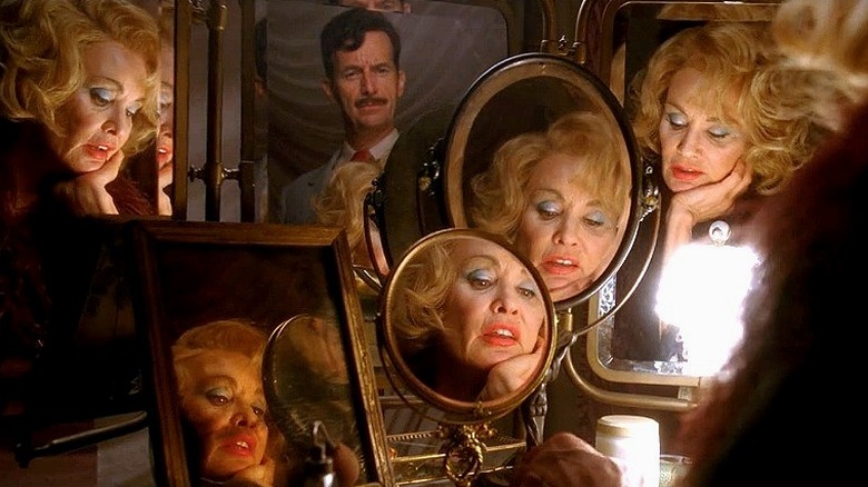 Jessica Lange multiple mirrors