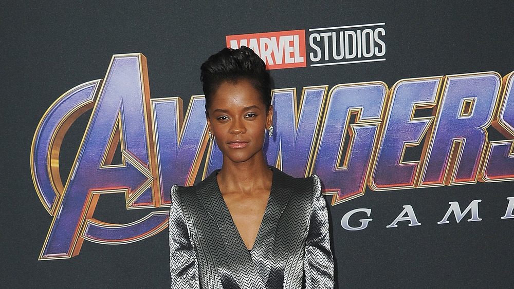 Letitia Wright at the Avengers