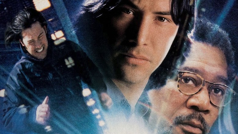 Keanu Reeves and Morgan Freeman in Chain Reaction