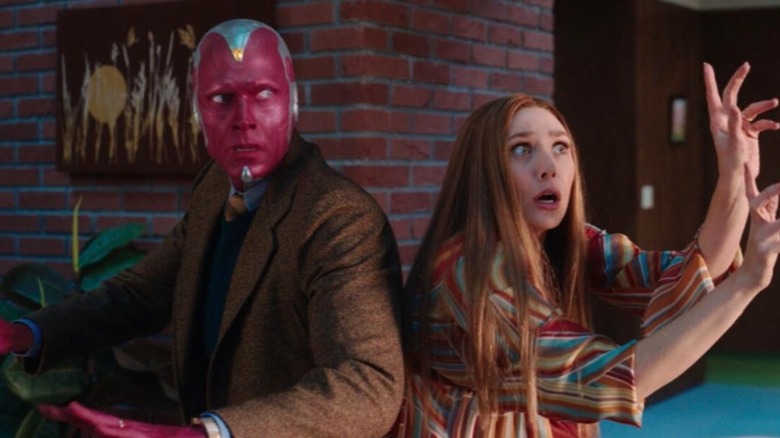 Wanda and Vision confused