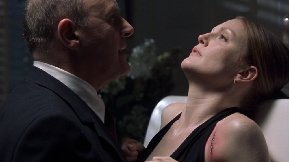 Anthony Hopkins and Julianne Moore in Hannibal