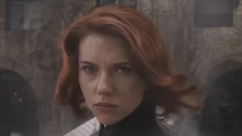 Scarlett Johansson as Natasha Romanoff in 'The Avengers'