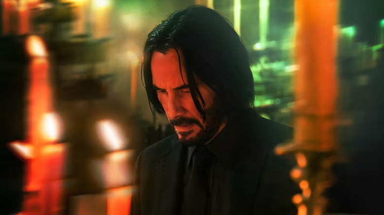 John Wick looking contemplative