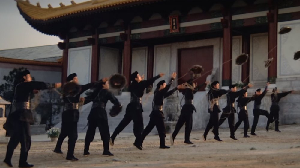 Soldiers train in The Flying Guillotine