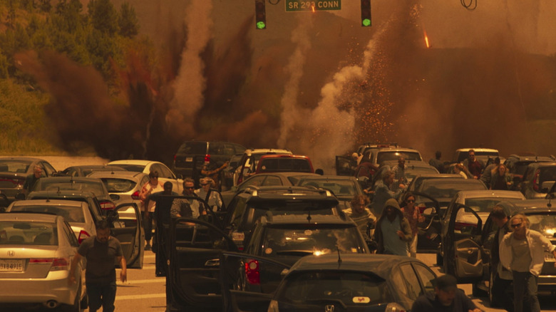 Traffic and explosions