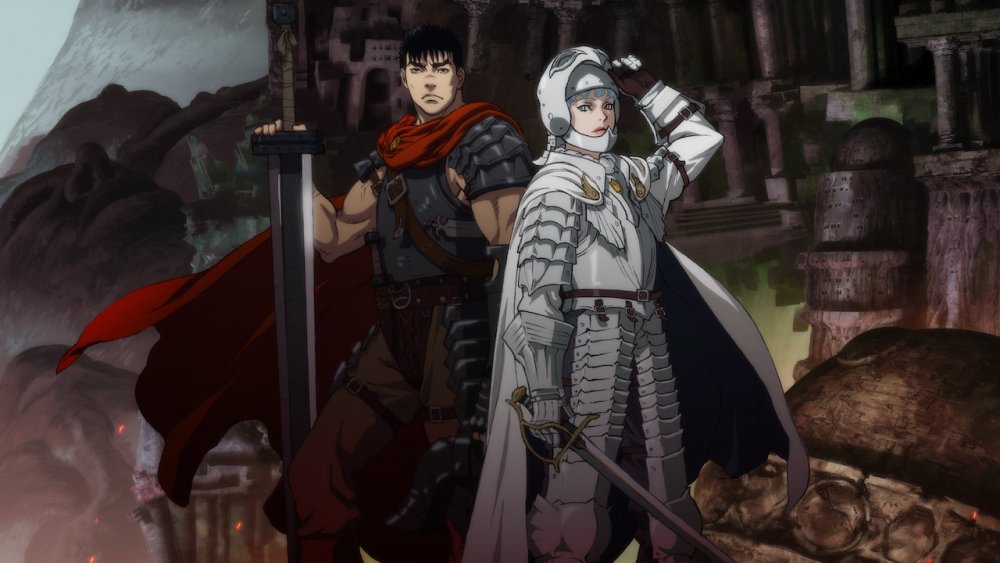 Guts and Griffin in the first installment of Berserk: The Golden Age Arc