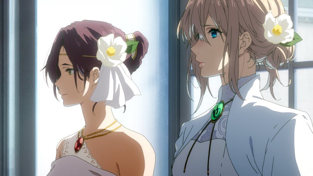 Violet and Isabella in Violet Evergarden: Eternity and the Auto Memory Doll