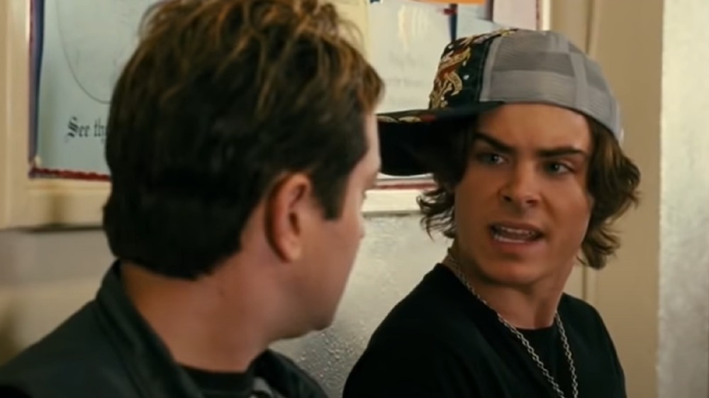 Zac Efron with sideways hat 17 Again