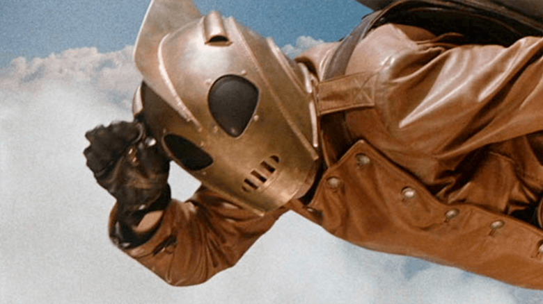 Rocketeer saluting