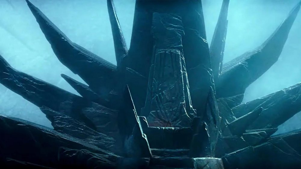 The Emperor's throne on Exegol in The Rise of Skywalker