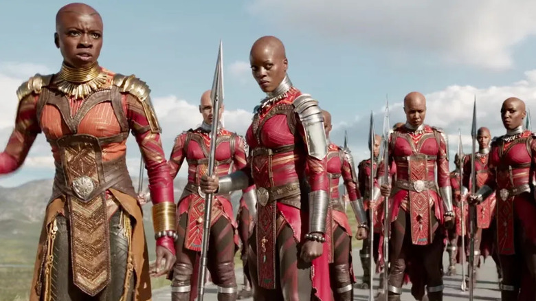 Dora Milaje prepare for battle