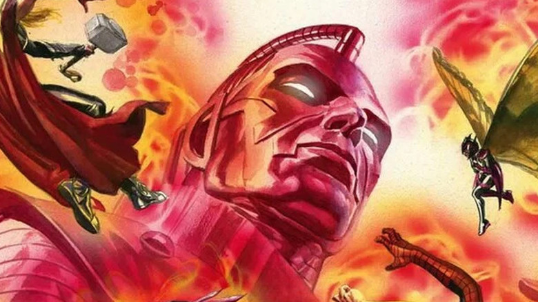 High Evolutionary surrounded by fire