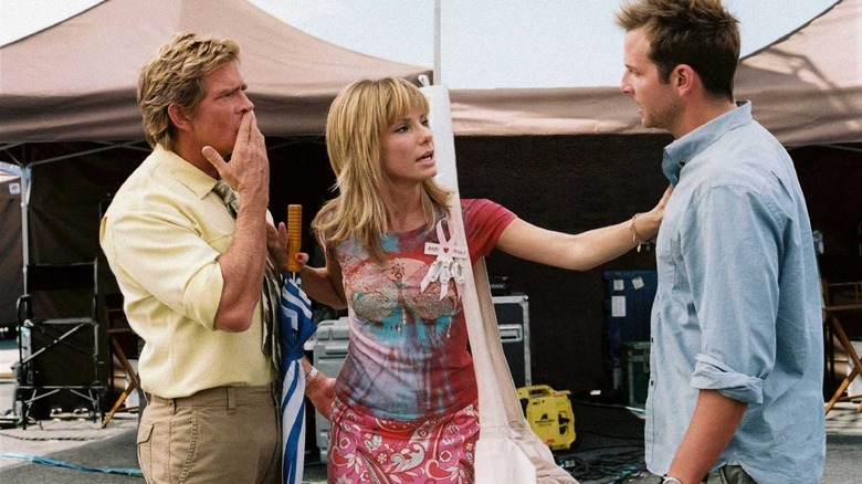 Sandra Bullock confronting Bradley Cooper