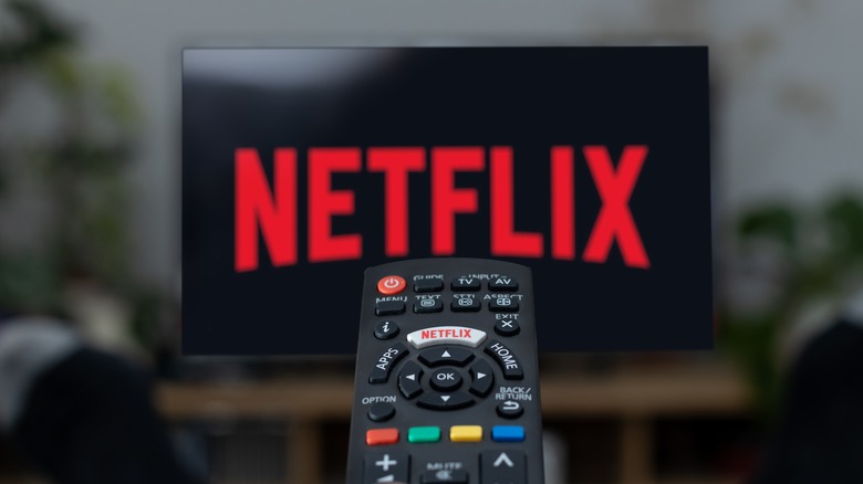 Netflix Logo on a television